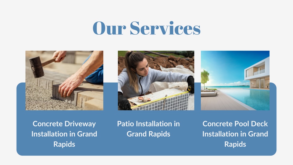 PPT Concrete Driveway Companies Grand Rapids Concrete Service