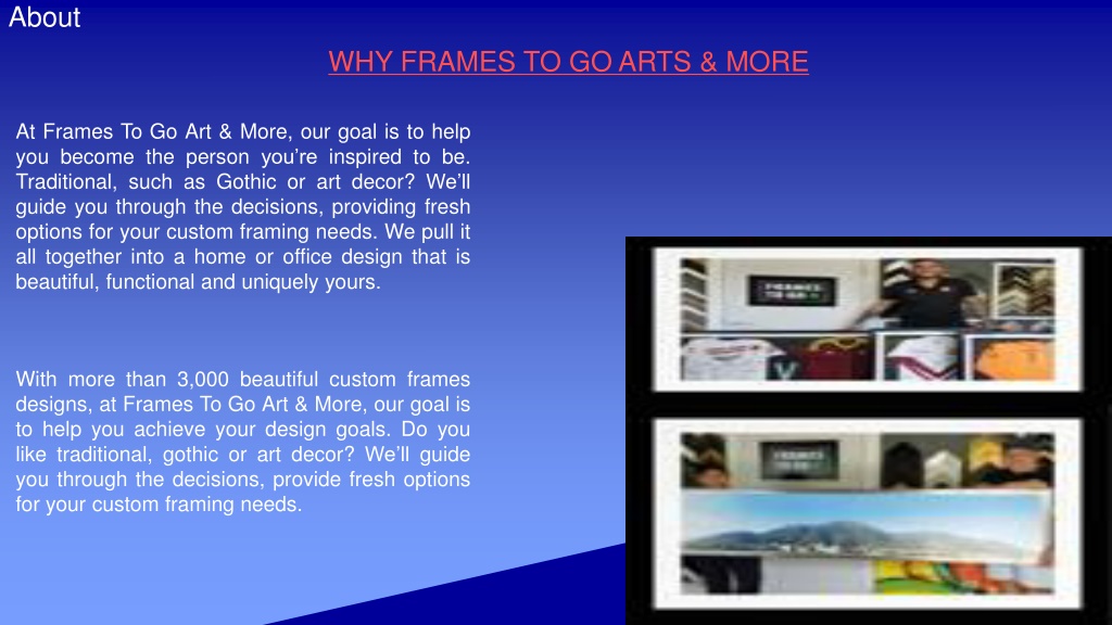 PPT Picture Framing Miami PowerPoint Presentation
