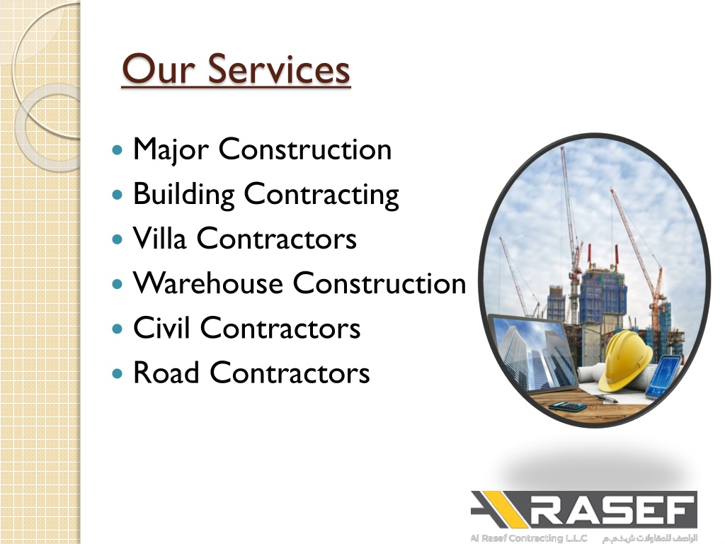 PPT General Contracting Companies In Dubai PowerPoint Presentation