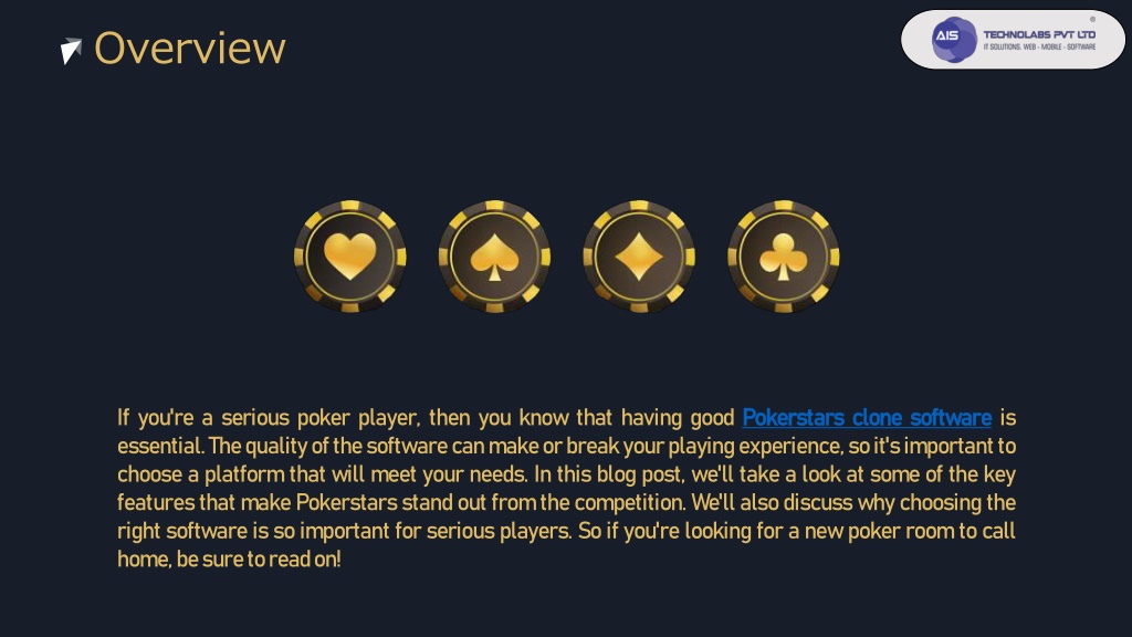 PPT The Importance of a Good Pokerstars Software PowerPoint