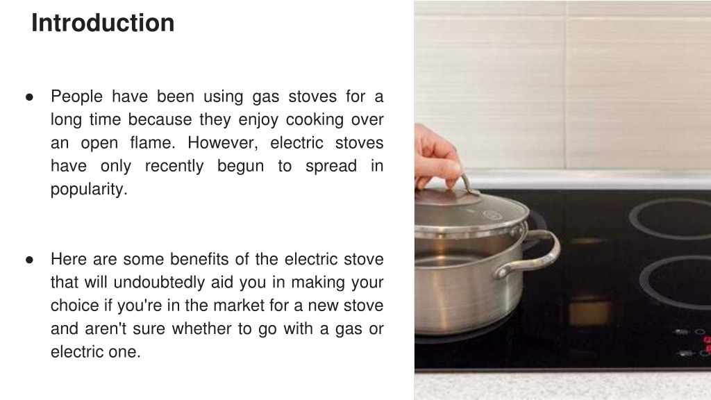 PPT Benefits of an Electric Stove PowerPoint Presentation, free