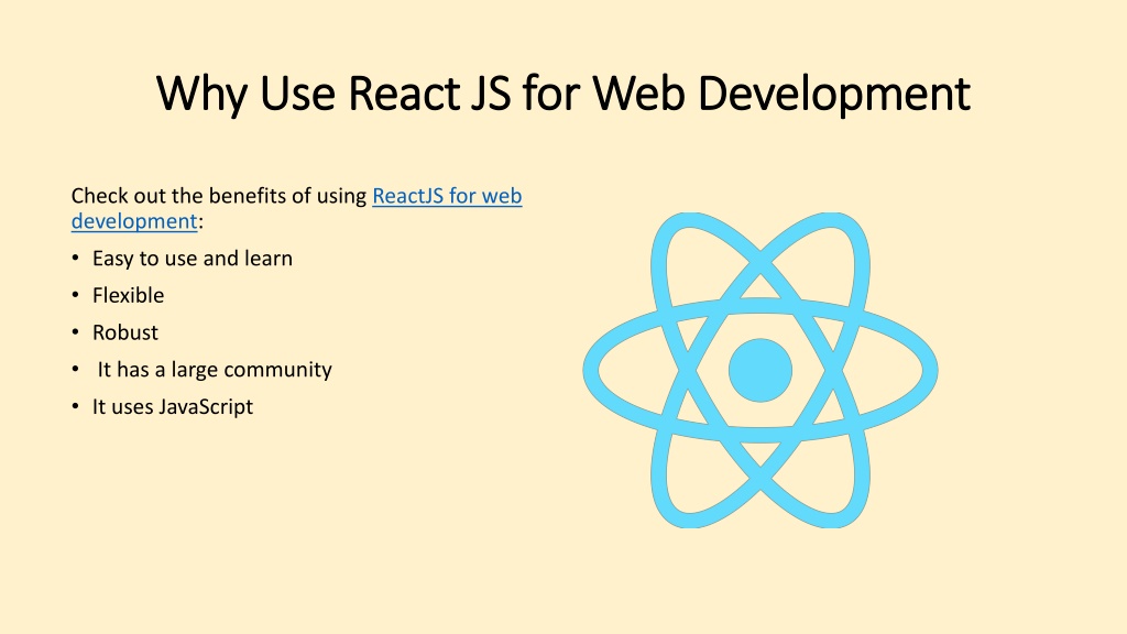 PPT Why choose ReactJS web development PowerPoint Presentation, free