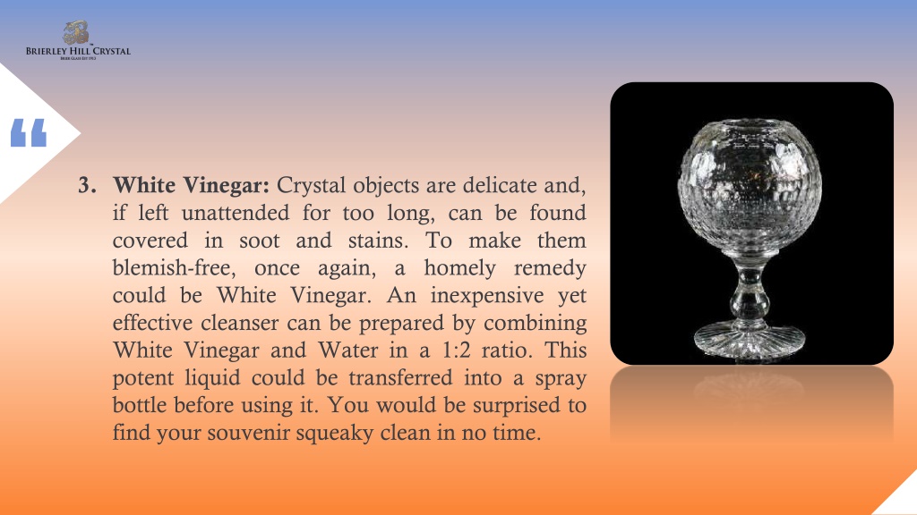 PPT How to Keep your Crystal Glass Trophies Twinkling PowerPoint