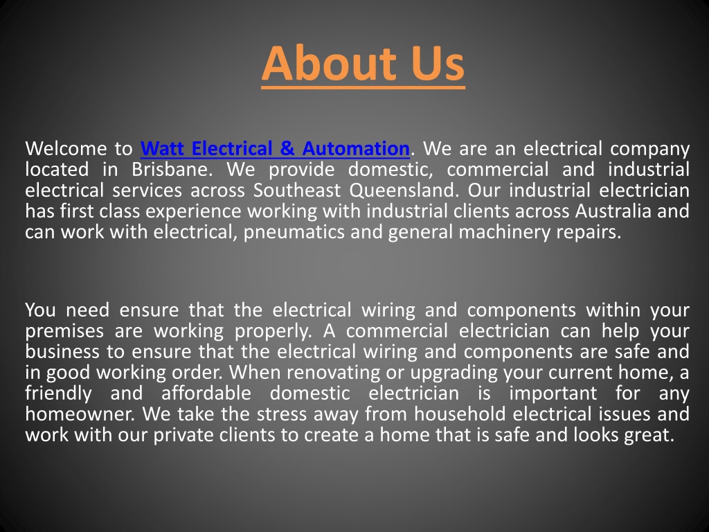 PPT Famous Electrical Automation Company watt electrical