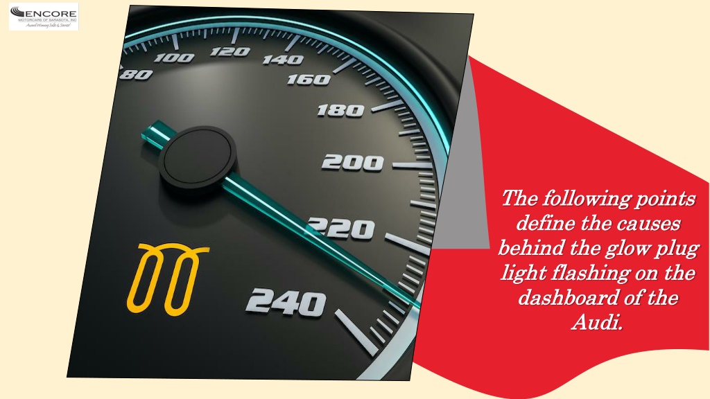 PPT What are the Causes Behind the Audi Flashing Glow Plug Light in