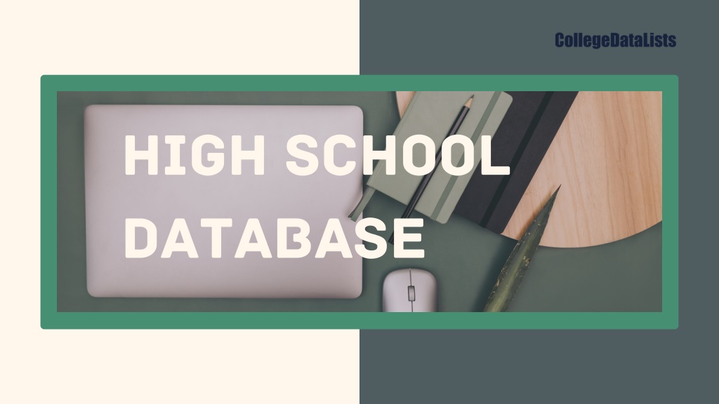 PPT HIGH SCHOOL database PowerPoint Presentation, free download ID