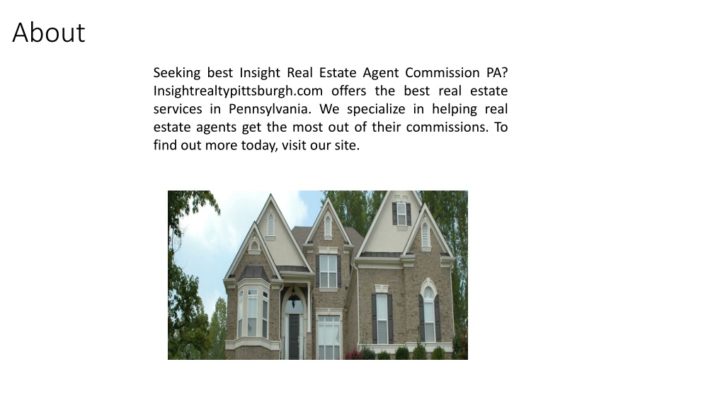 PPT Real Estate Agent Commission Pa