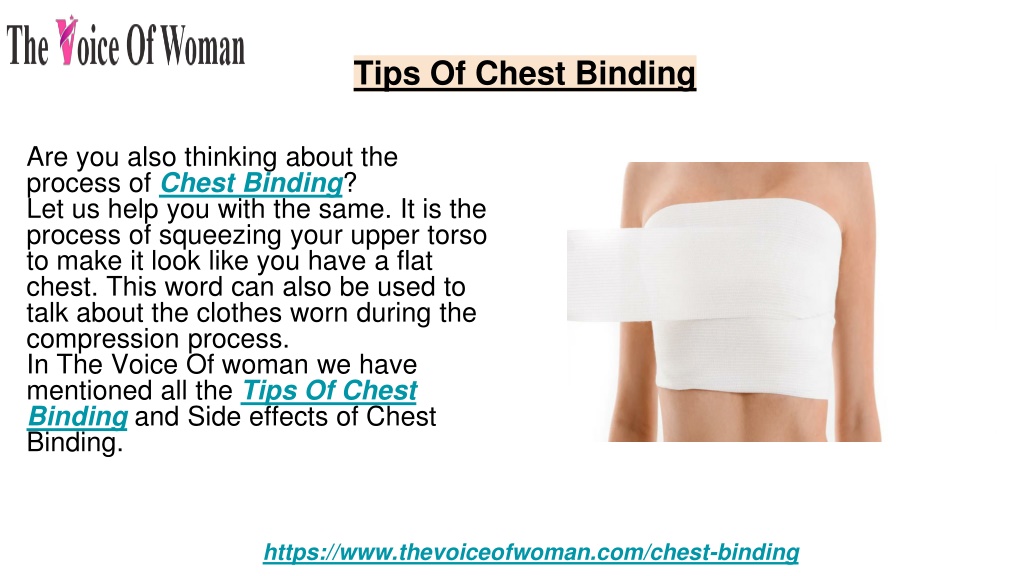 PPT Tips Of Chest Binding PowerPoint Presentation, free download ID