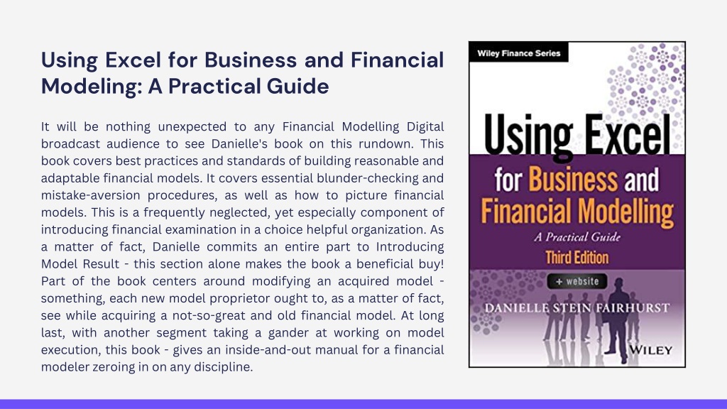 PPT financial modeling book PowerPoint Presentation