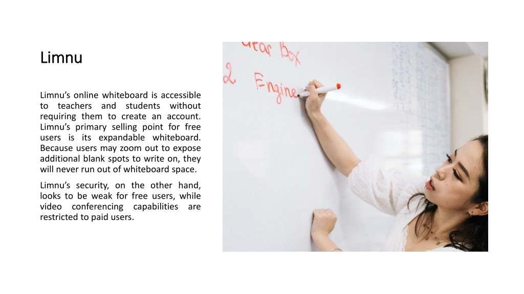 PPT Online Whiteboard for Education PowerPoint Presentation, free