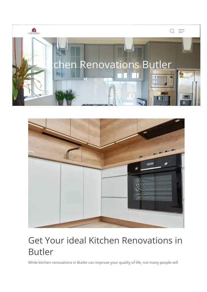 PPT Kitchen Renovations Butler PowerPoint Presentation, free download