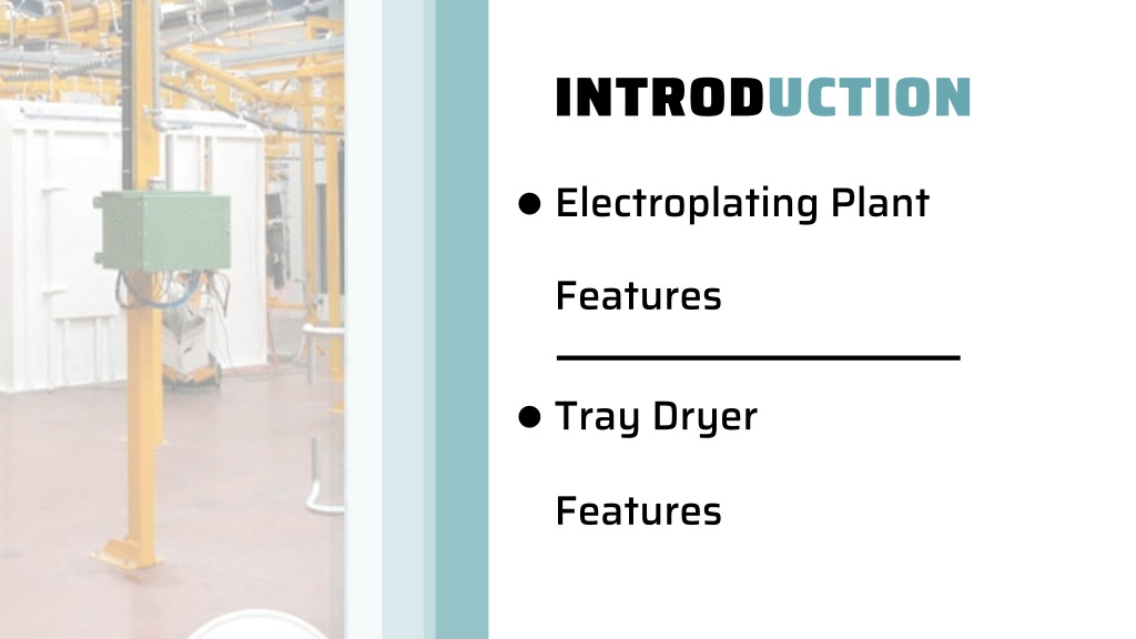PPT Tray Dryer Electroplating Plant Informative Document