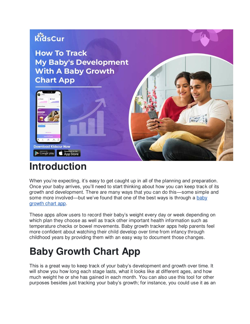 PPT Baby Growth Chart App PowerPoint Presentation, free download ID