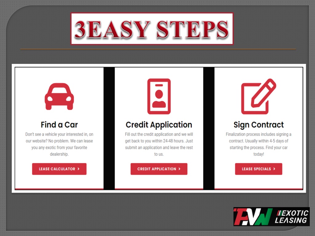 PPT National Luxury and Exotic Car Leasing in Dallas PowerPoint