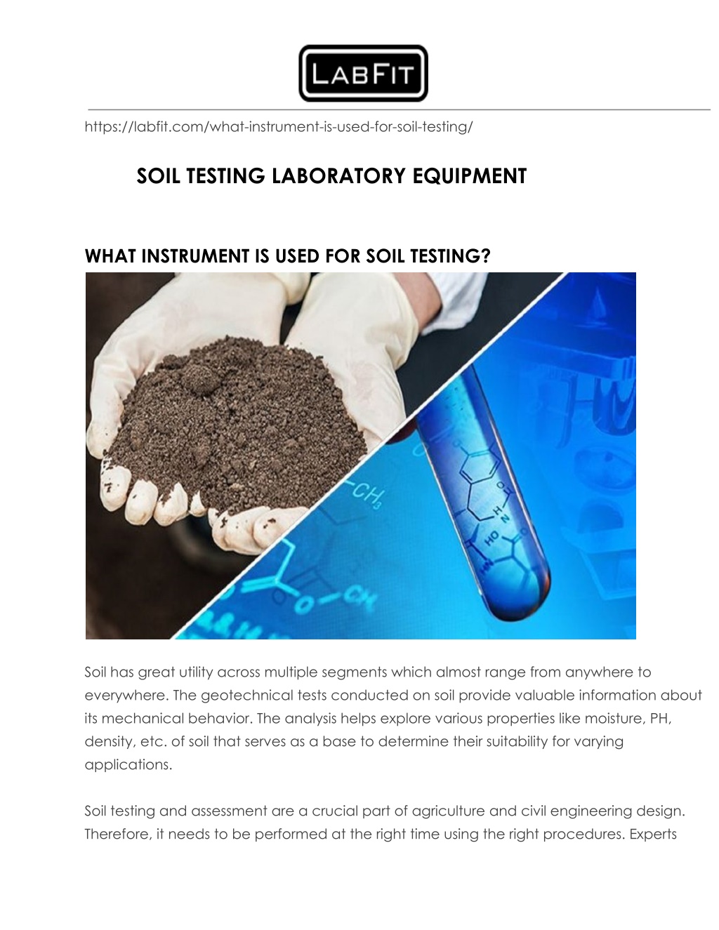 PPT soil testing laboratory equipment PowerPoint Presentation, free