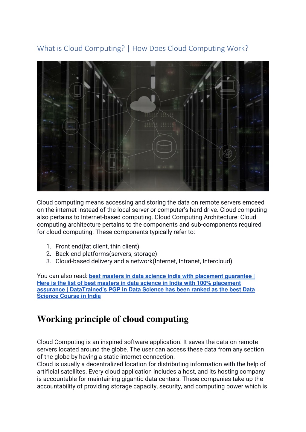 PPT What is Cloud Computing How Does Cloud Computing Work