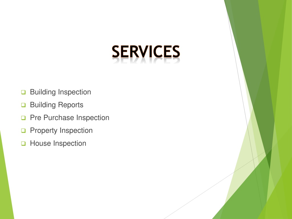 PPT Get the Best service of Pre Sale Inspections in North Shore