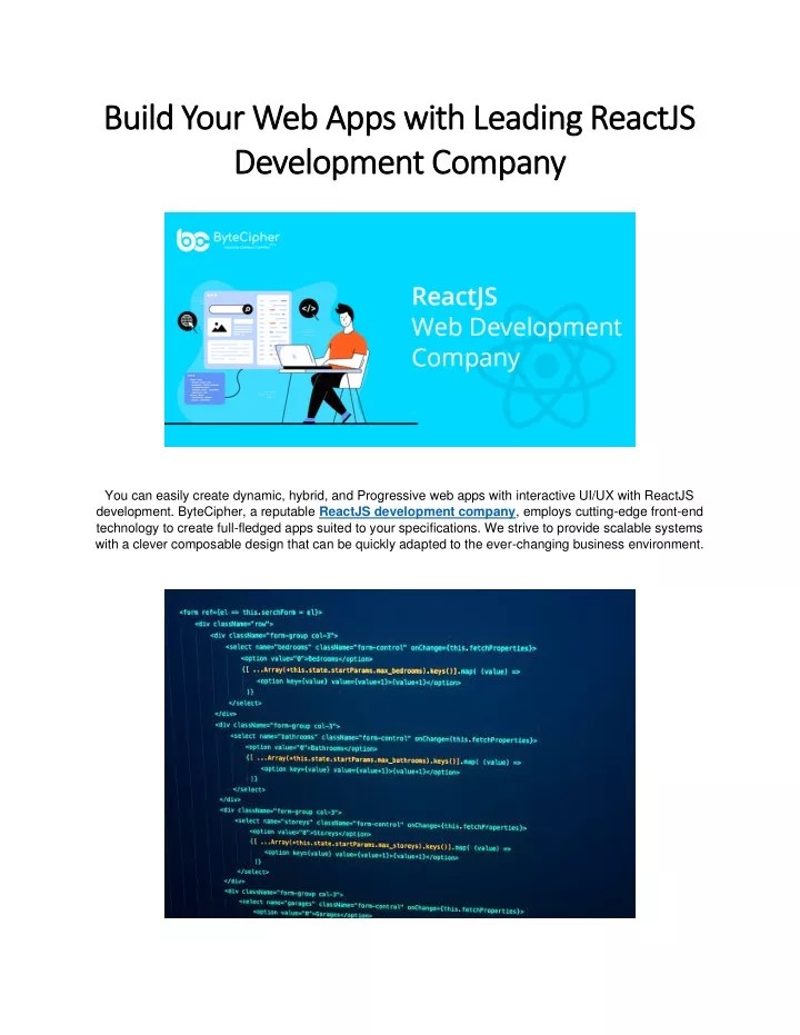 PPT Reactjs Development Company PowerPoint Presentation, free