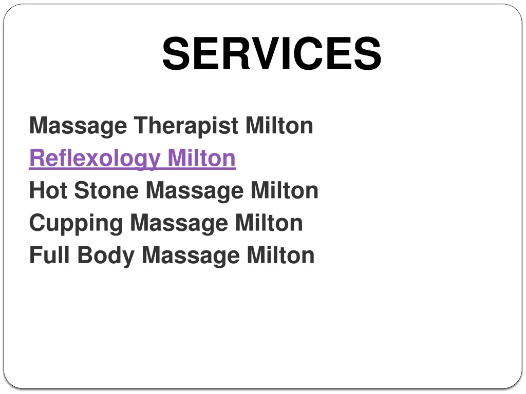 PPT Find the best Hot Stone Massage in Milton PowerPoint Presentation