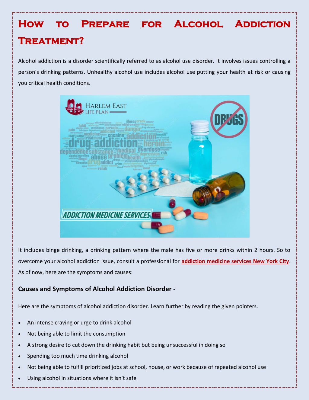 PPT How to Prepare for Alcohol Addiction Treatment PowerPoint