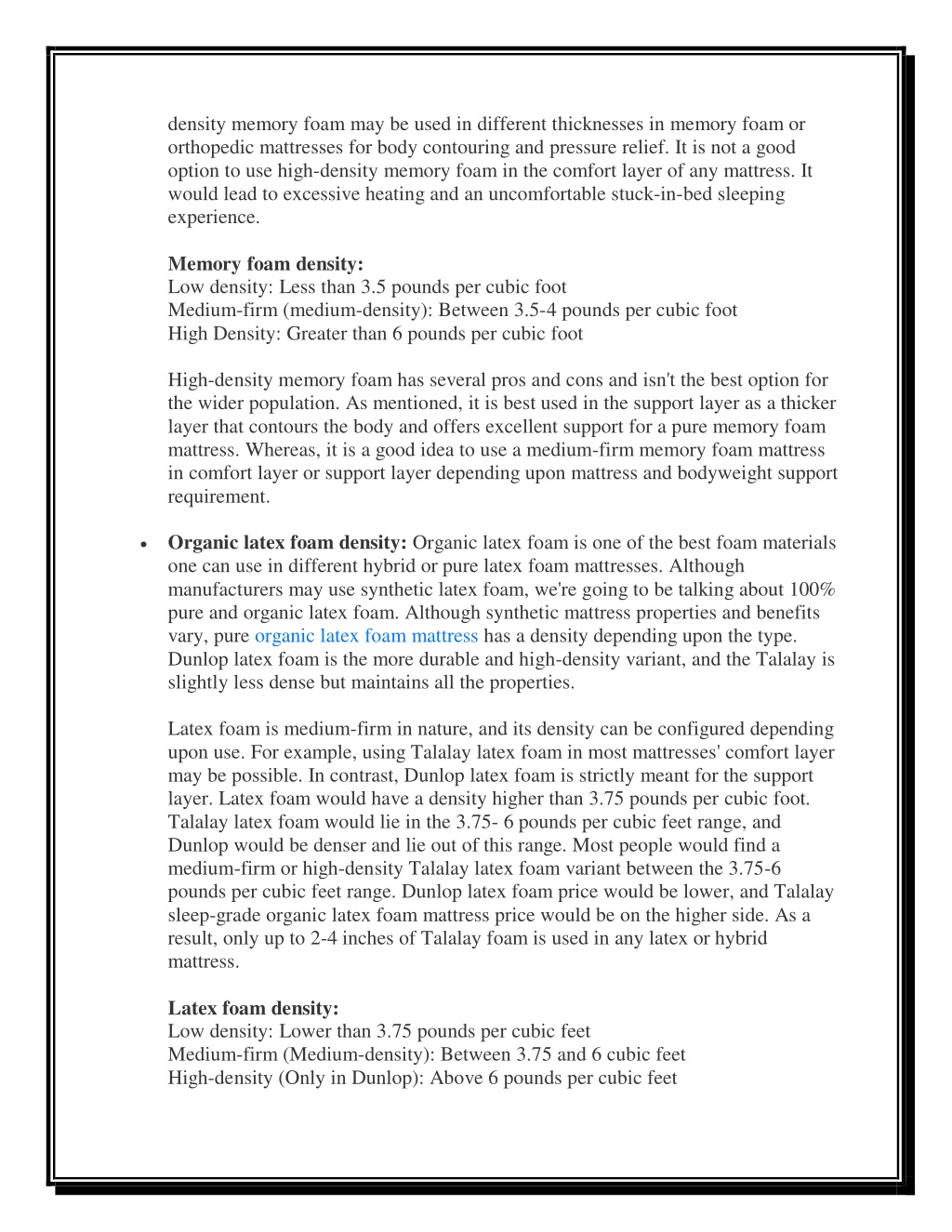 PPT A Definitive Guide How Is Foam Density Measured in Mattresses