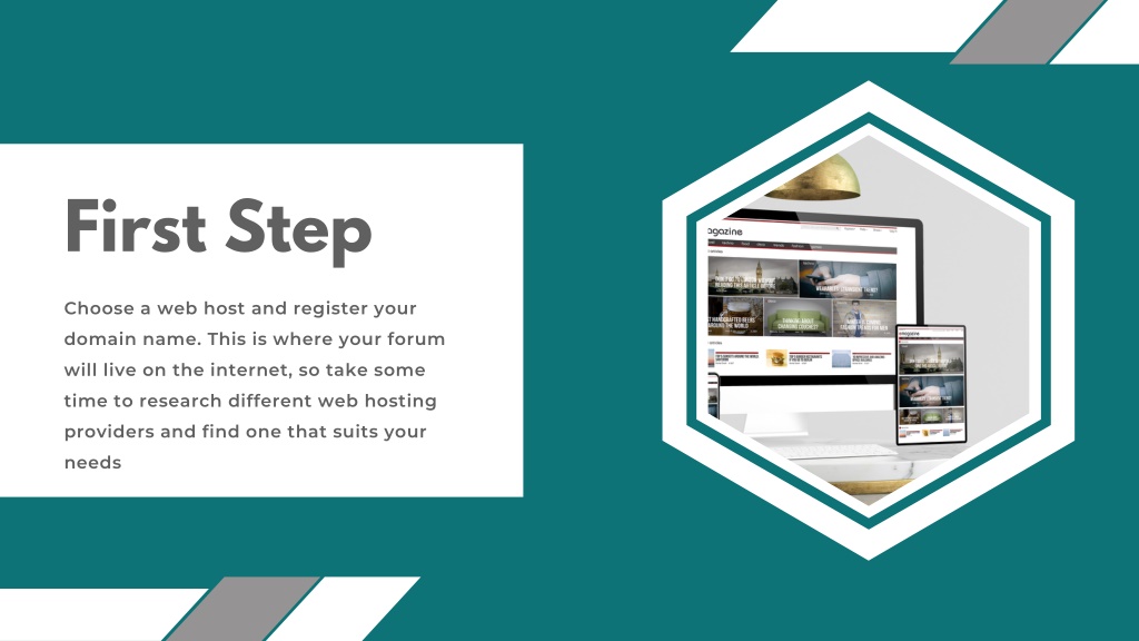 PPT How to Create a Forum site PowerPoint Presentation, free