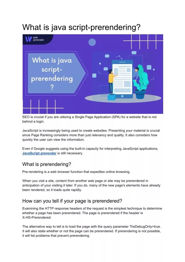 PPT What is java scriptprerendering PowerPoint Presentation, free