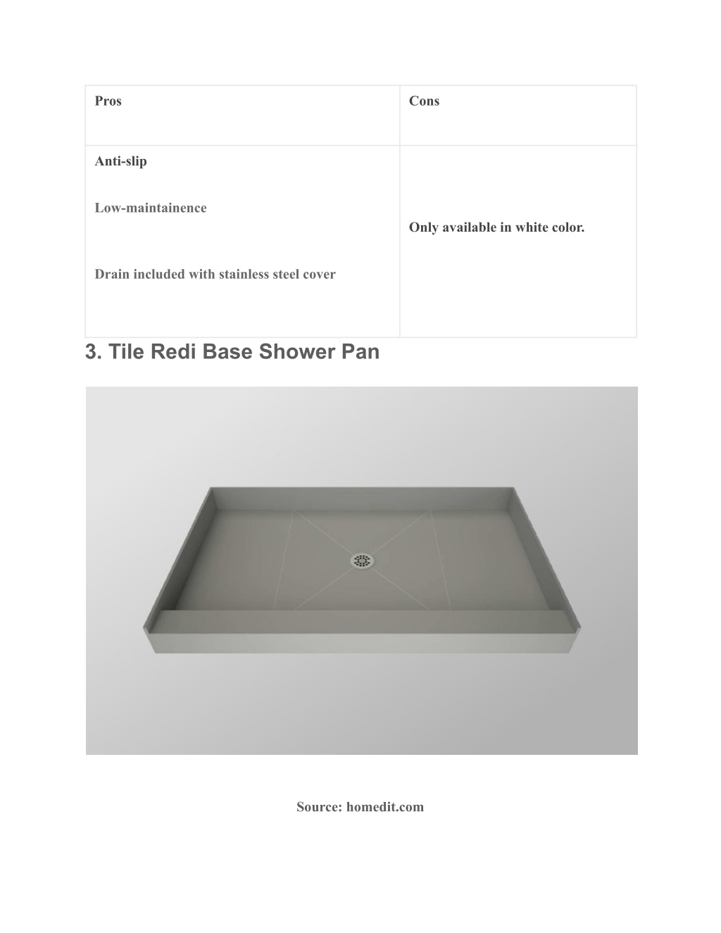 PPT Top 7 Bathroom Shower Pans and How to Install with FAQs