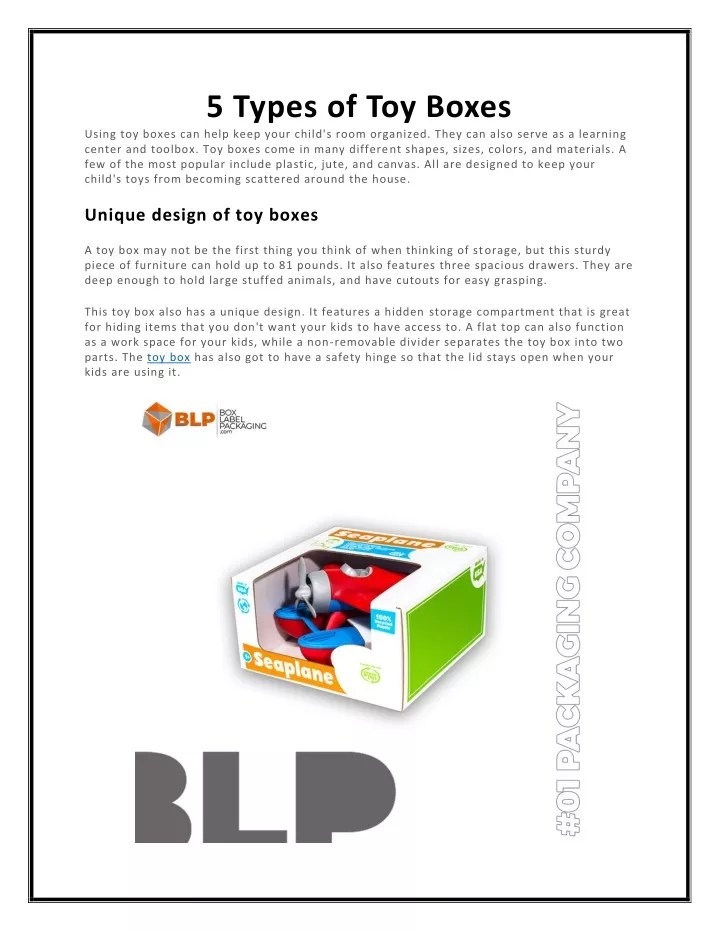 PPT 5 Types of Toy Boxes big toy box little tikes toy box