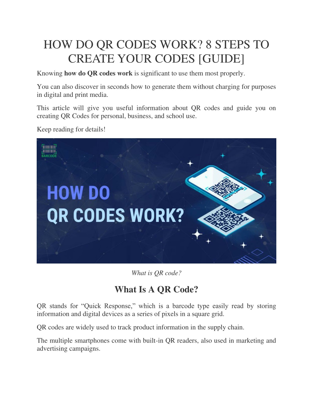 PPT How Do QR Codes Work? 5 Best Practices [UPDATED] PowerPoint
