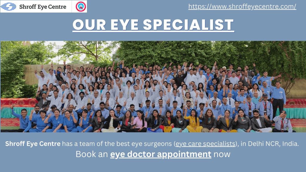 PPT Book an Eye Doctor Appointment Shroff Eye Centre PowerPoint