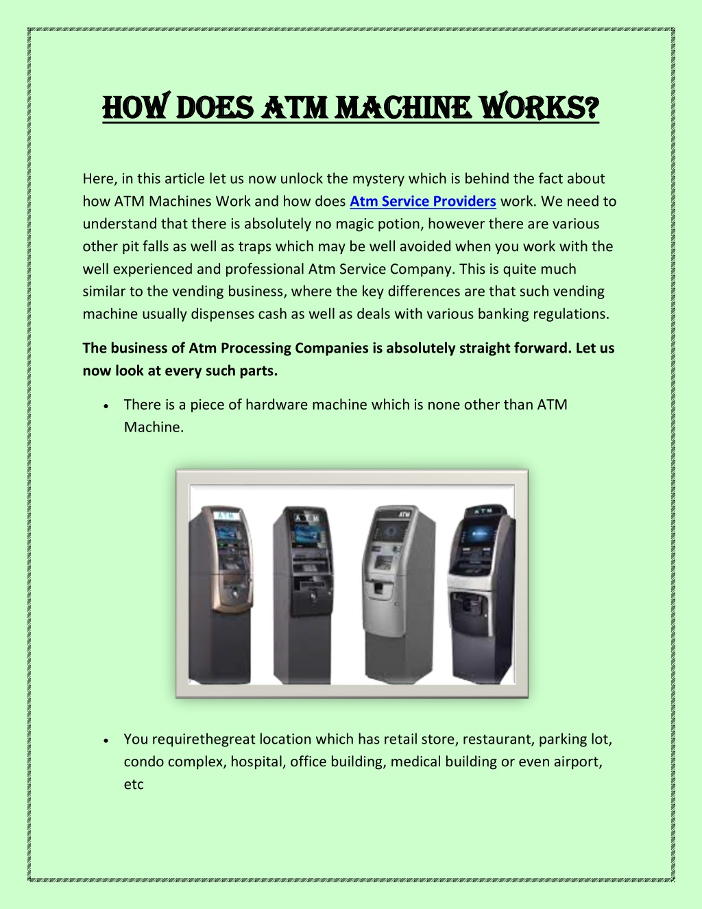 PPT How does ATM machine Works PowerPoint Presentation, free download ID11860321