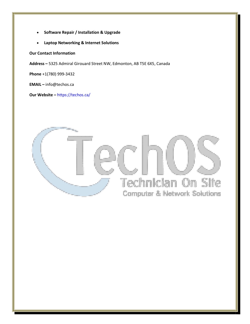 PPT Laptop Repair Edmonton PowerPoint Presentation, free download