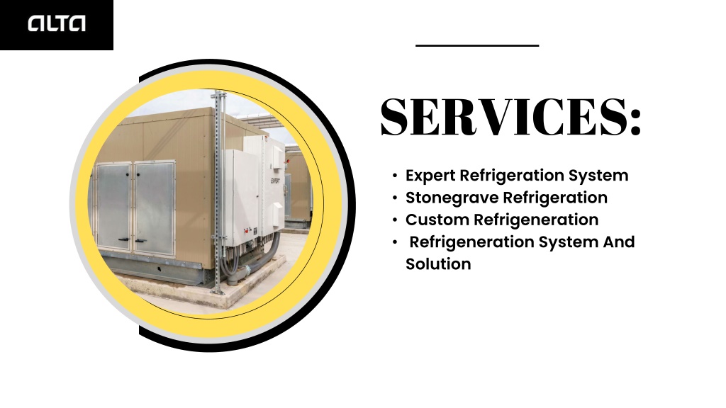 PPT Get The Leading Refrigeration System For Your Industry From ALTA