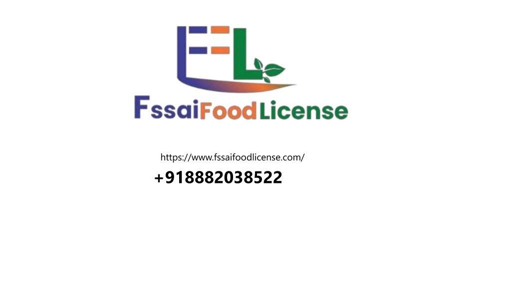 PPT fssai food license registration PowerPoint Presentation, free