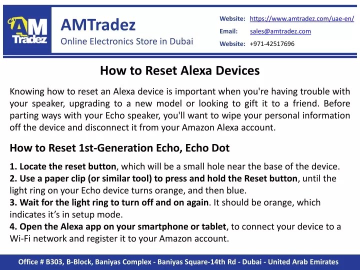 PPT - How To Reset Alexa Devices PowerPoint Presentation, free download