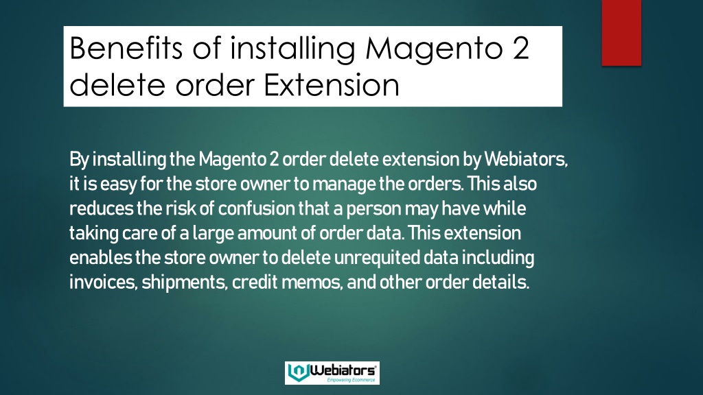 PPT Get to know more about Magento 2 delete order extension