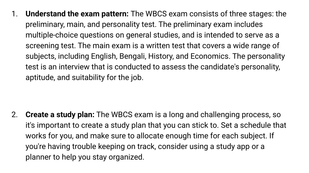 PPT how to take preparation for wbcs exam PowerPoint Presentation