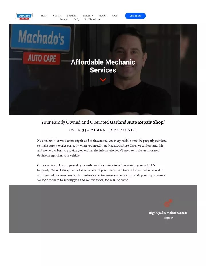 PPT Machados Auto Care PowerPoint