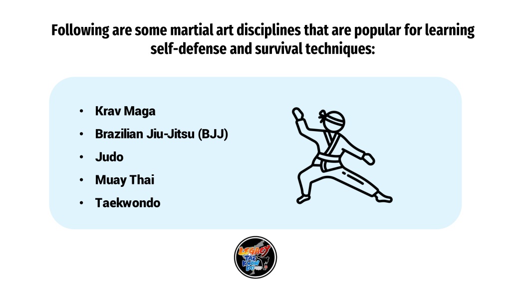 PPT Top Five Martial Arts Disciplines for Survival and SelfDefense
