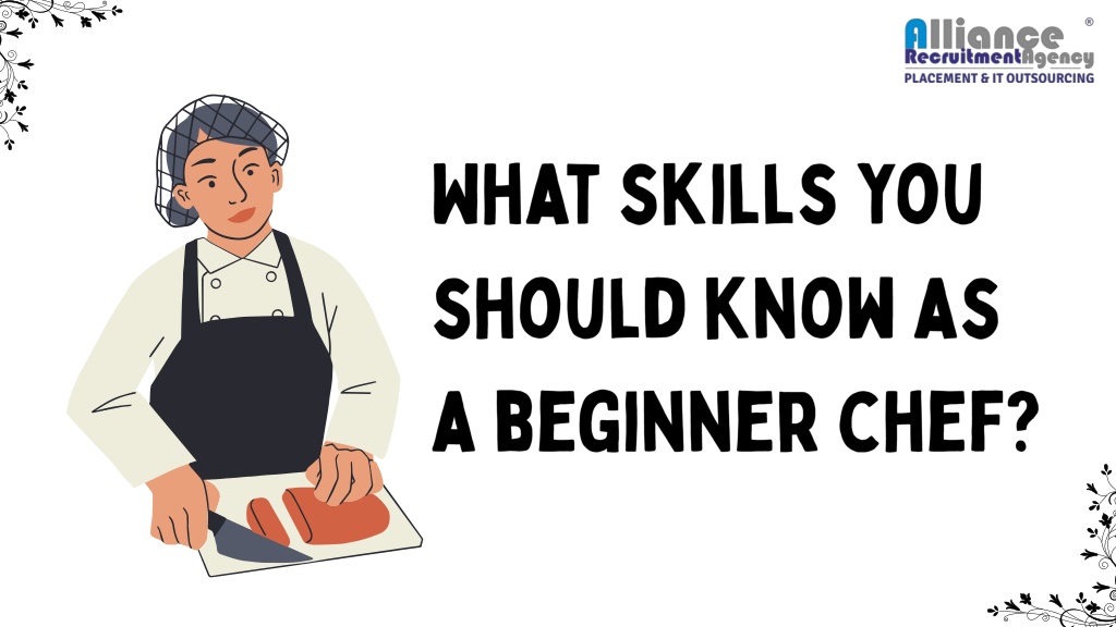 PPT What skills you should know as a beginner chef PowerPoint