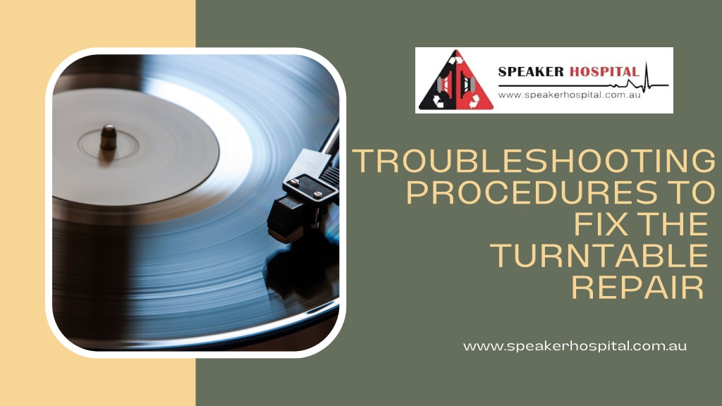 PPT Troubleshooting procedures to fix the turntable repair PowerPoint