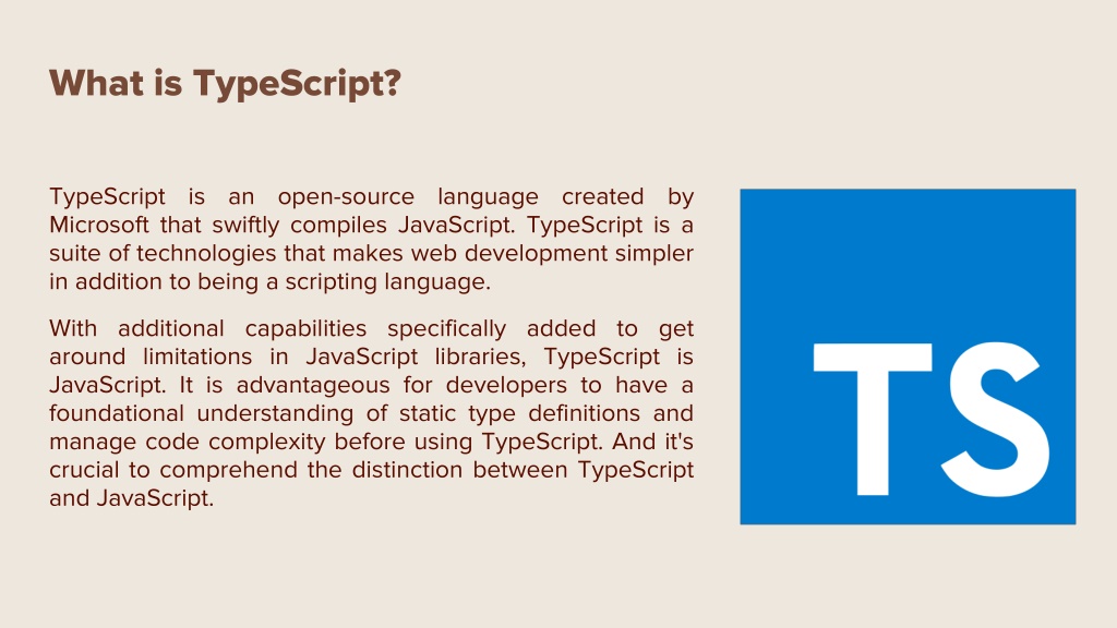 PPT TypeScript VS JavaScript PowerPoint Presentation, free download ID11907942