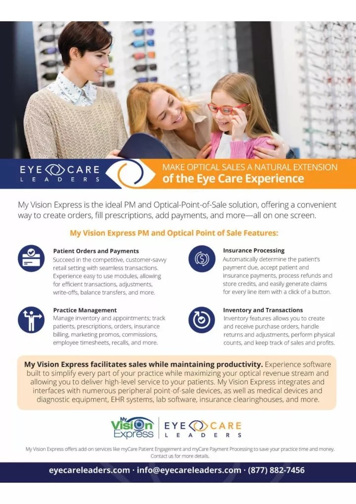 PPT Making Optical Sales a Natural Extension of the Eye Care