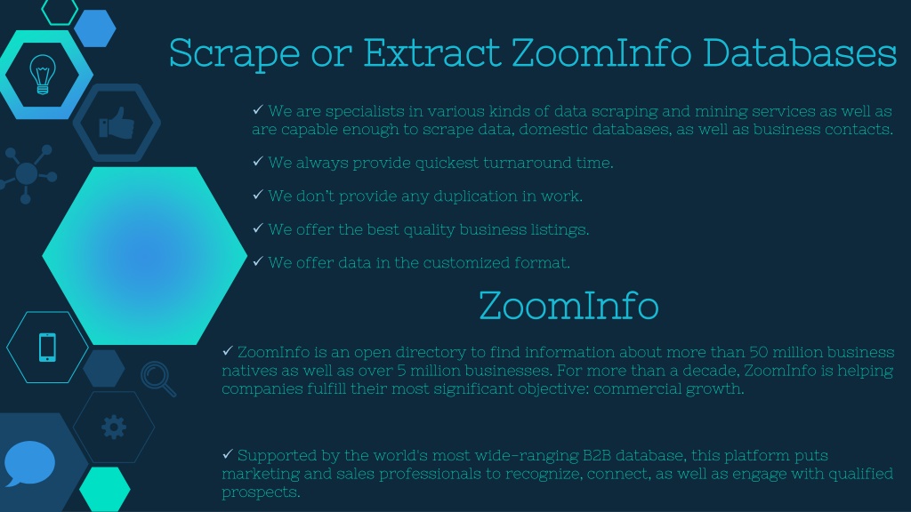 PPT ZoomInfo Directory Data Scraping PowerPoint Presentation, free