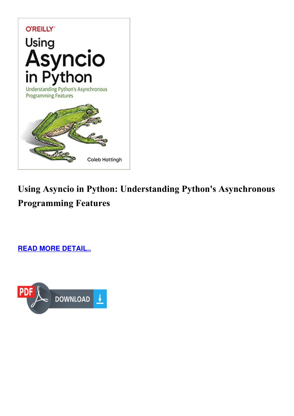 PPT Using Asyncio in Python Understanding Python s Asynchronous