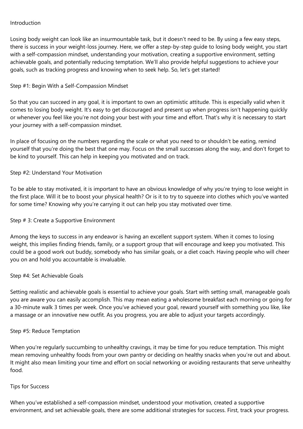 PPT 20 Things You Should Know About weight loss PowerPoint