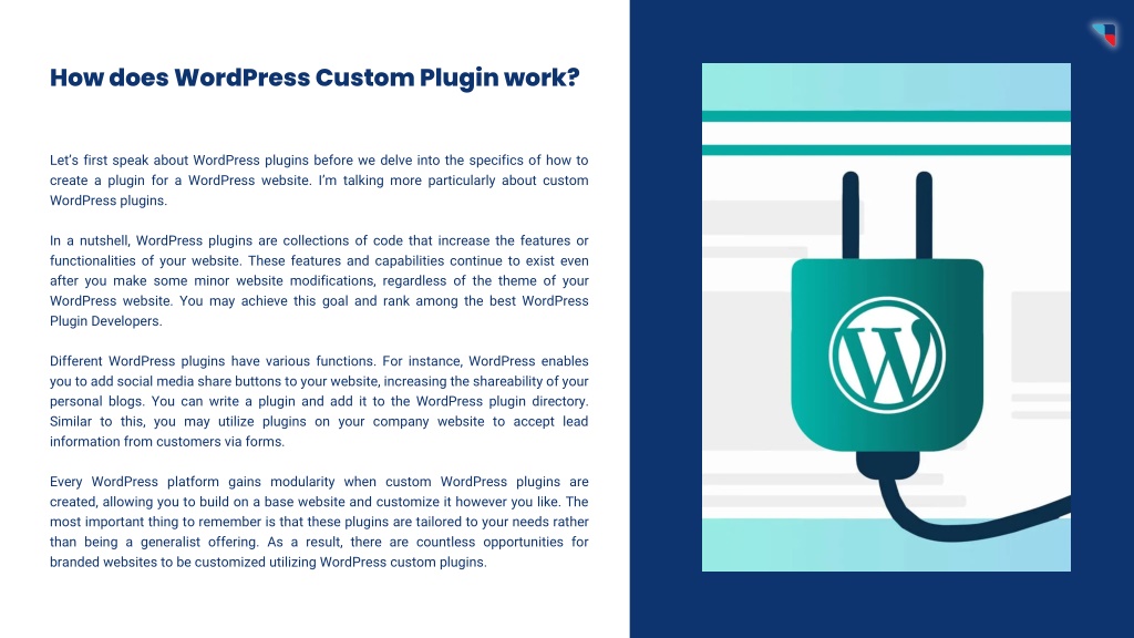 PPT Why Is Custom WordPress Plugin Development Important? PowerPoint