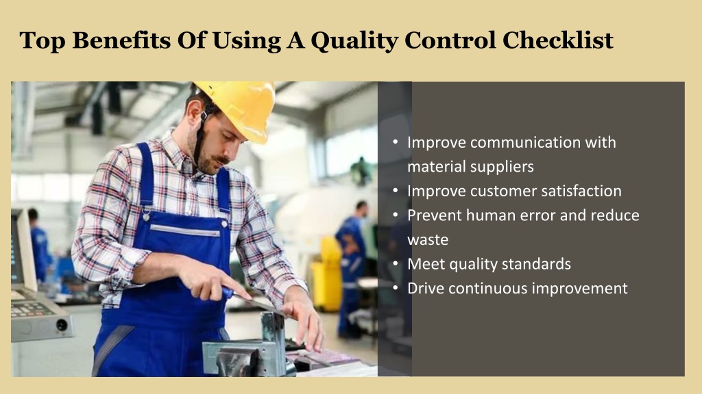 PPT Why Quality Control Checklists Are Important In Product
