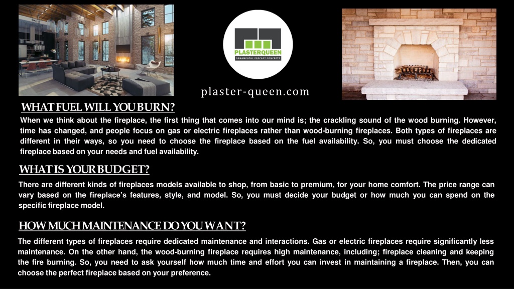 PPT Four Questions to Ask Yourself When Shopping for a Fireplace